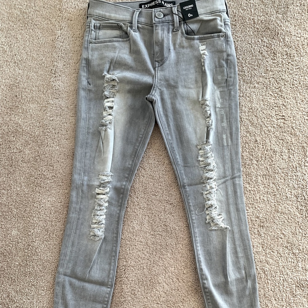 Grey Skinny Jeans NEVER WORN